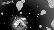 The mysterious larva as seen in the Kaiju No. 8 manga (Image credit: Shueisha)